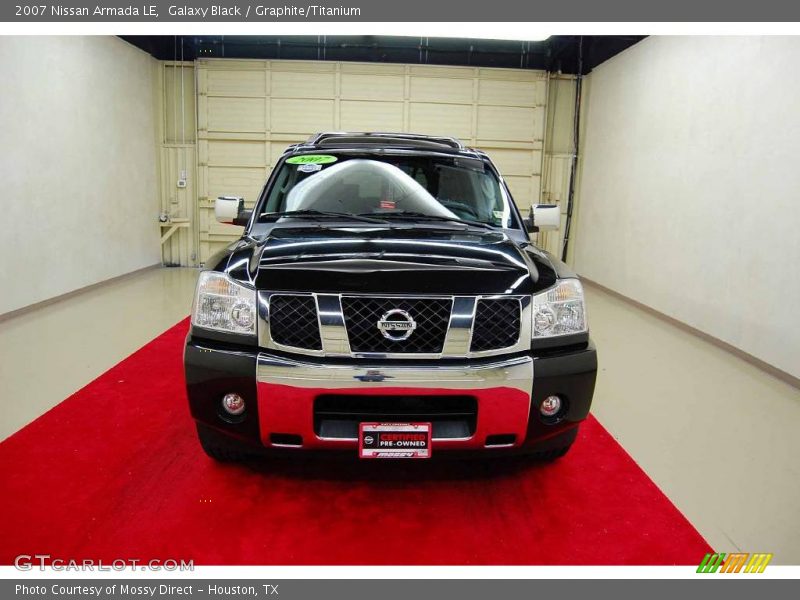 Galaxy Black / Graphite/Titanium 2007 Nissan Armada LE