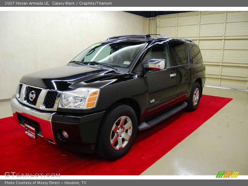 Galaxy Black / Graphite/Titanium 2007 Nissan Armada LE