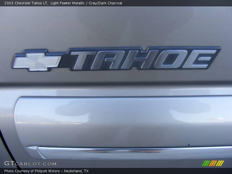 Light Pewter Metallic / Gray/Dark Charcoal 2003 Chevrolet Tahoe LT