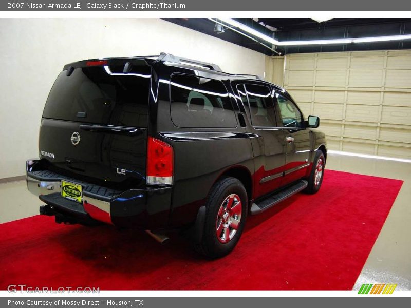 Galaxy Black / Graphite/Titanium 2007 Nissan Armada LE