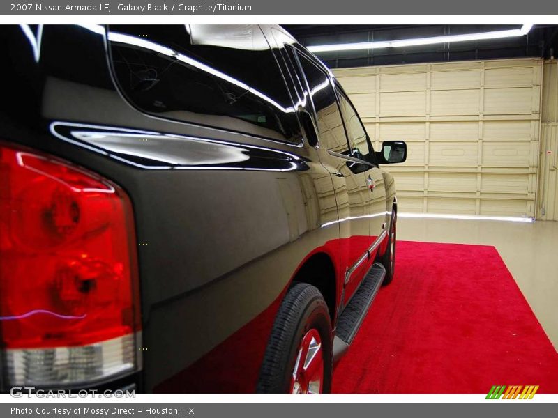 Galaxy Black / Graphite/Titanium 2007 Nissan Armada LE