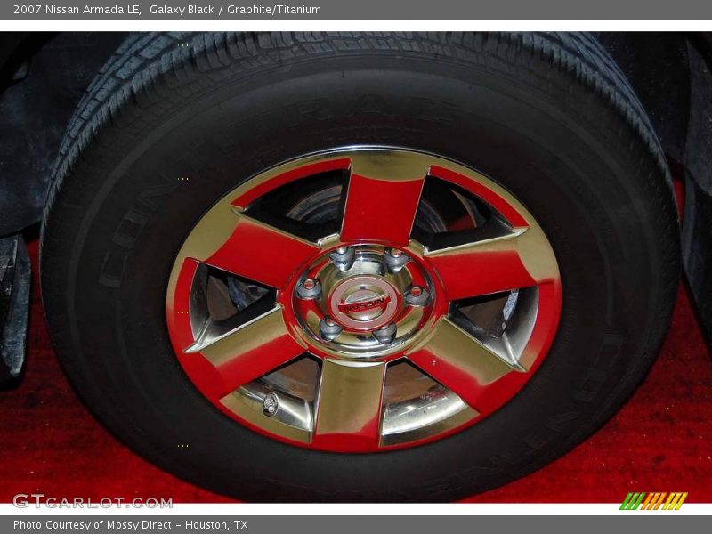 Galaxy Black / Graphite/Titanium 2007 Nissan Armada LE