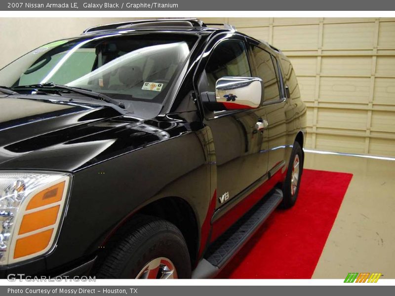 Galaxy Black / Graphite/Titanium 2007 Nissan Armada LE