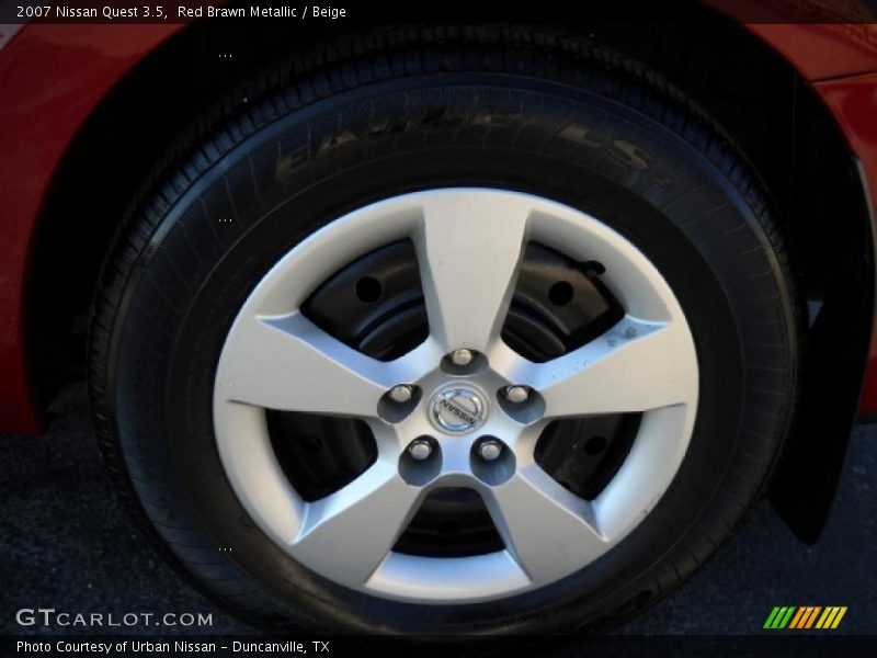 Red Brawn Metallic / Beige 2007 Nissan Quest 3.5
