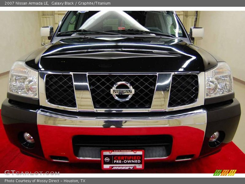 Galaxy Black / Graphite/Titanium 2007 Nissan Armada LE