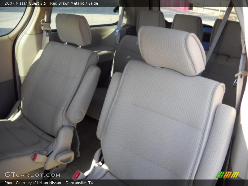 Red Brawn Metallic / Beige 2007 Nissan Quest 3.5