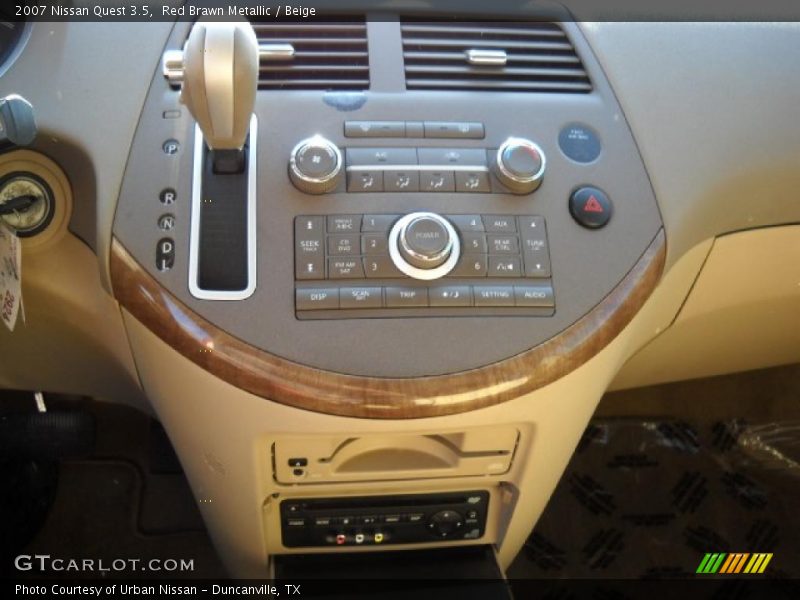 Red Brawn Metallic / Beige 2007 Nissan Quest 3.5