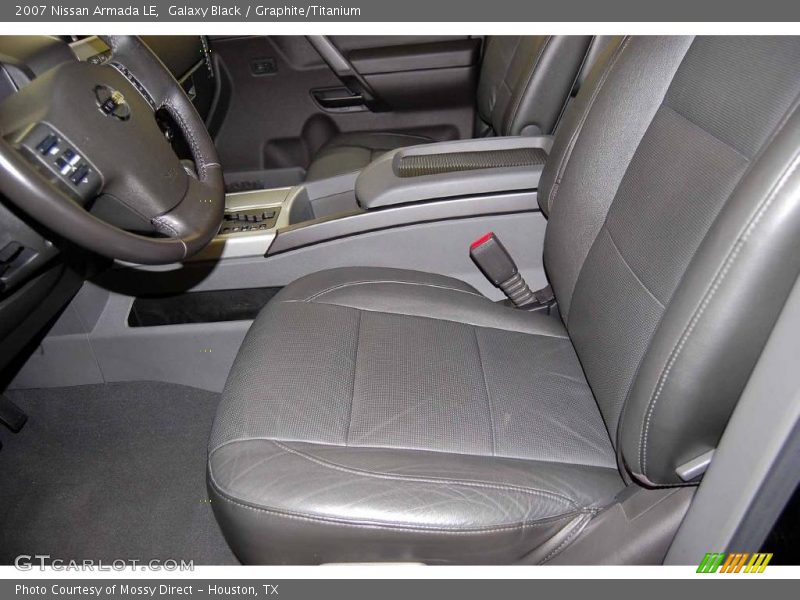 Galaxy Black / Graphite/Titanium 2007 Nissan Armada LE