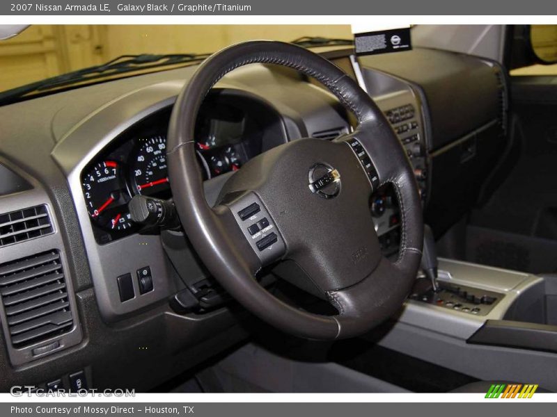 Galaxy Black / Graphite/Titanium 2007 Nissan Armada LE