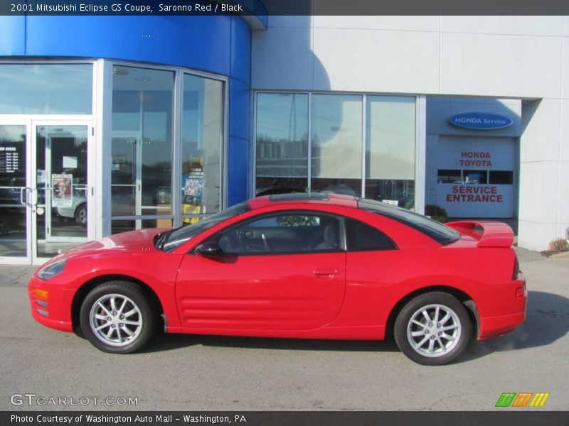 Saronno Red / Black 2001 Mitsubishi Eclipse GS Coupe
