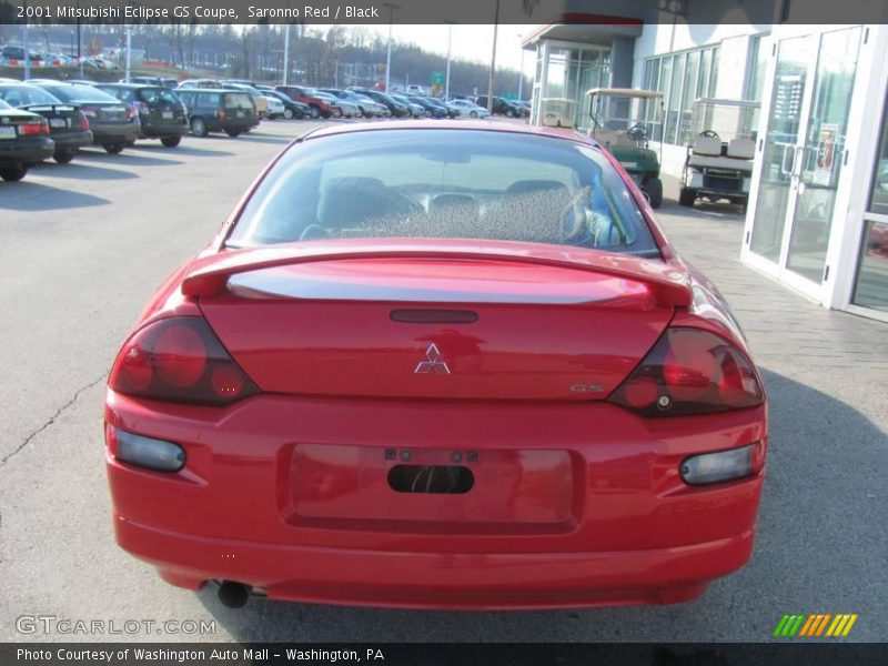 Saronno Red / Black 2001 Mitsubishi Eclipse GS Coupe
