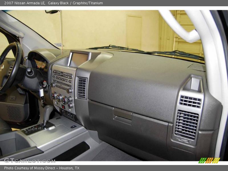 Galaxy Black / Graphite/Titanium 2007 Nissan Armada LE
