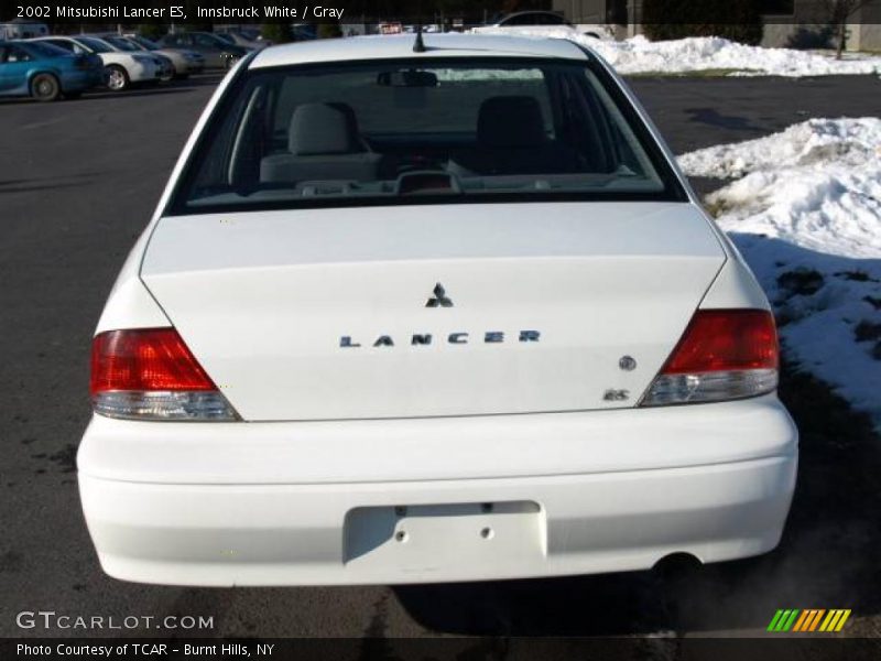 Innsbruck White / Gray 2002 Mitsubishi Lancer ES