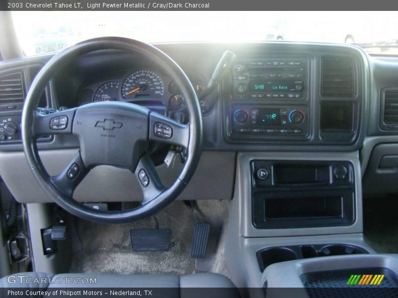 Light Pewter Metallic / Gray/Dark Charcoal 2003 Chevrolet Tahoe LT