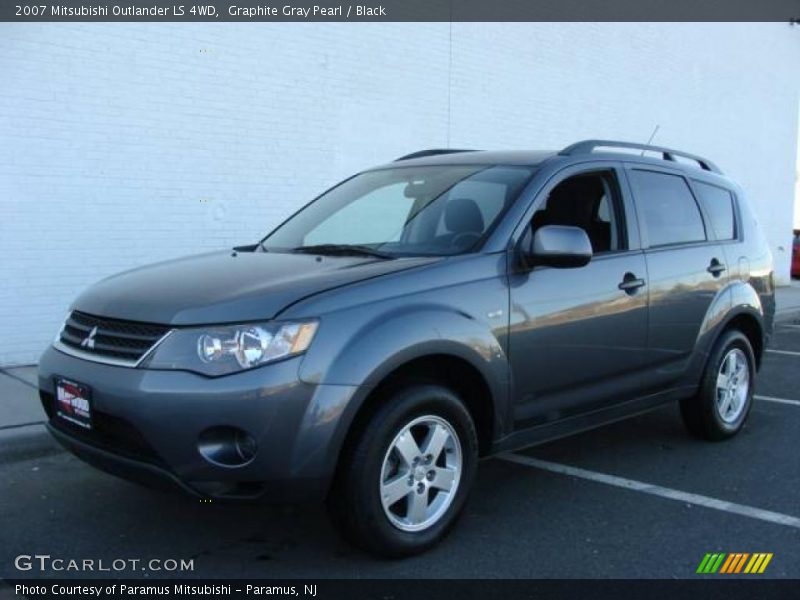 Graphite Gray Pearl / Black 2007 Mitsubishi Outlander LS 4WD