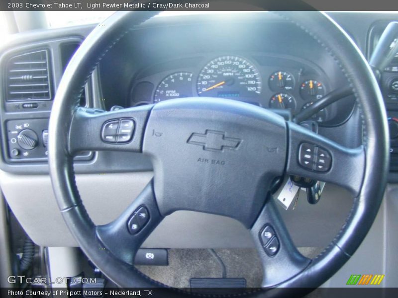 Light Pewter Metallic / Gray/Dark Charcoal 2003 Chevrolet Tahoe LT