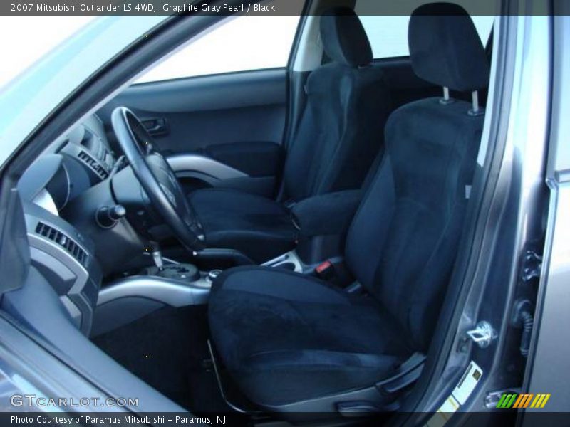 Graphite Gray Pearl / Black 2007 Mitsubishi Outlander LS 4WD