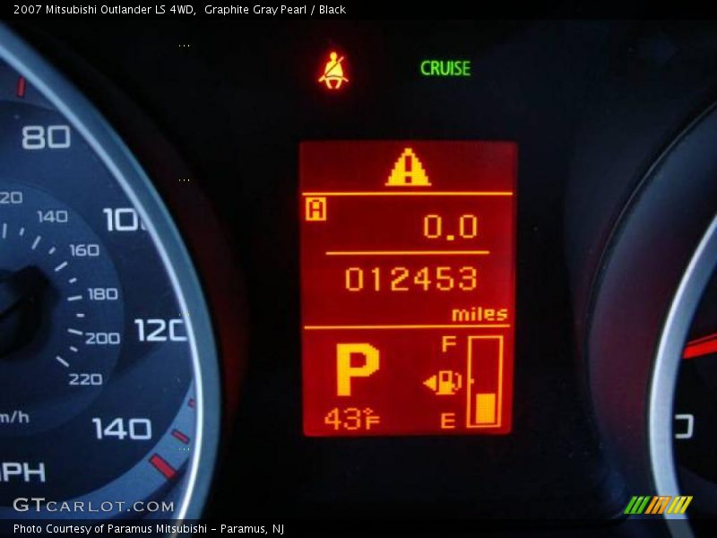 Graphite Gray Pearl / Black 2007 Mitsubishi Outlander LS 4WD