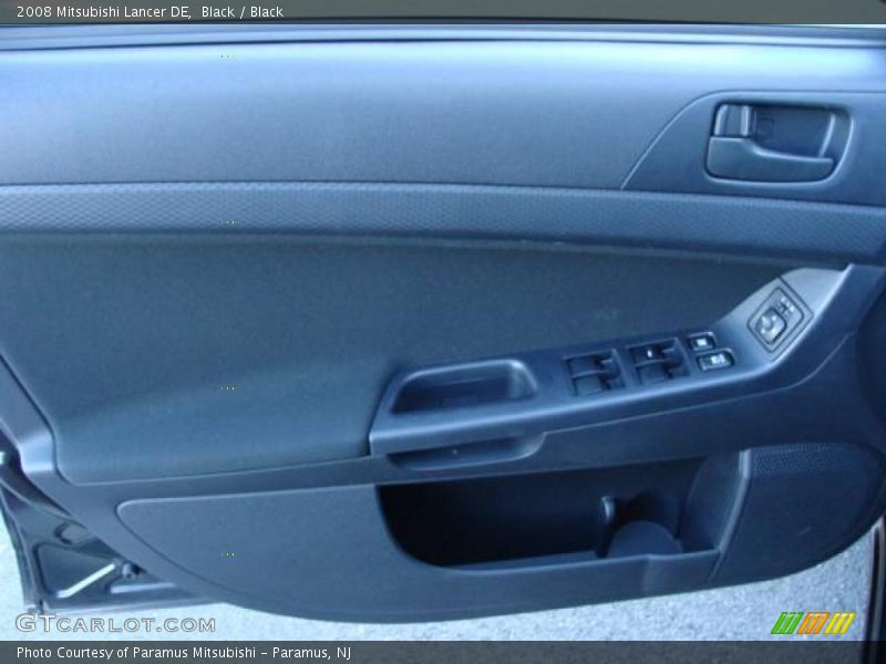 Black / Black 2008 Mitsubishi Lancer DE