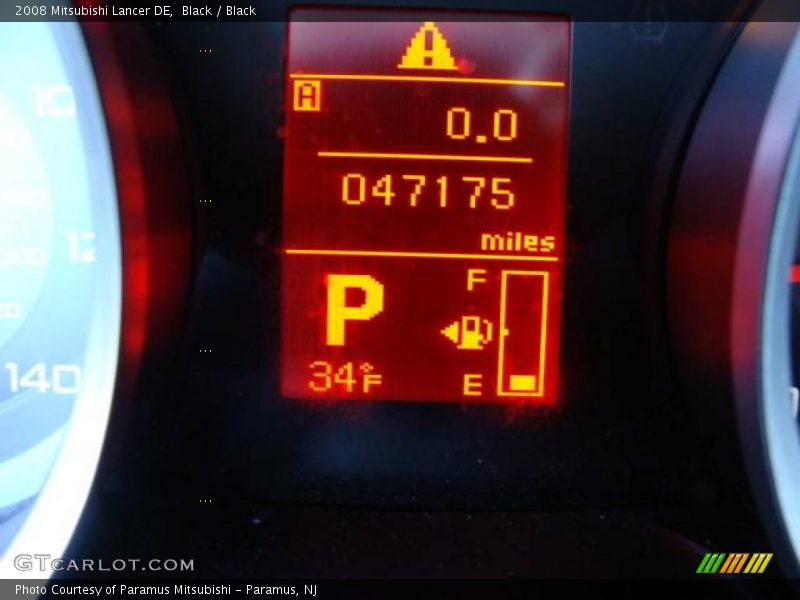 Black / Black 2008 Mitsubishi Lancer DE