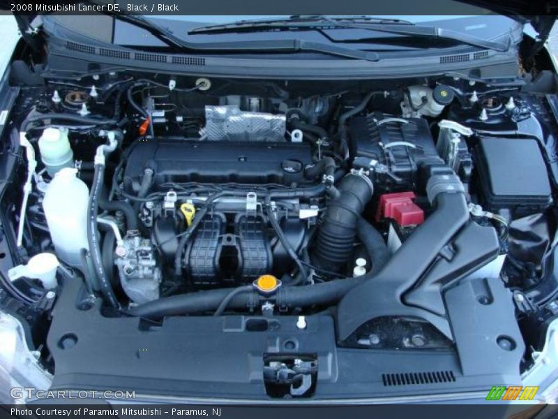 Black / Black 2008 Mitsubishi Lancer DE