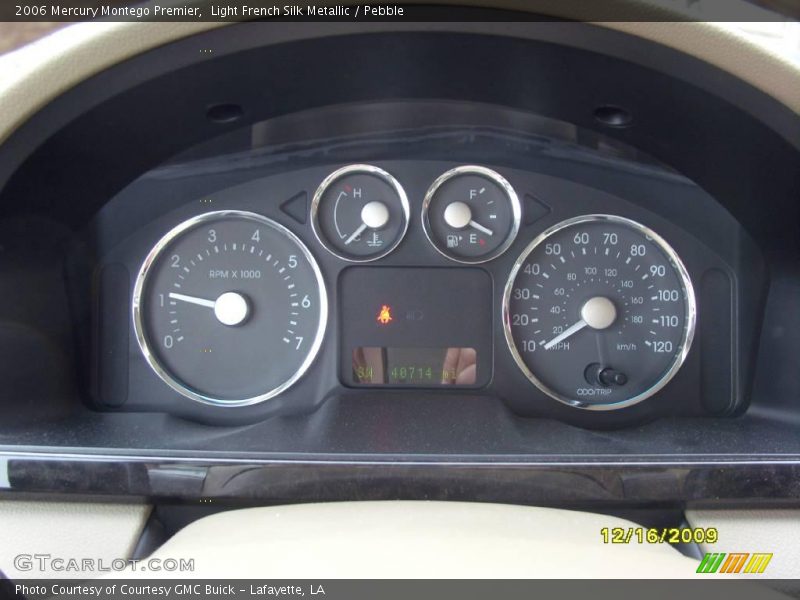 Light French Silk Metallic / Pebble 2006 Mercury Montego Premier