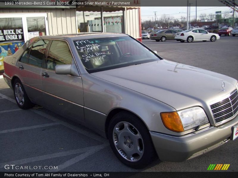 Smoke Silver Metallic / Parchment 1993 Mercedes-Benz S Class 300 SE