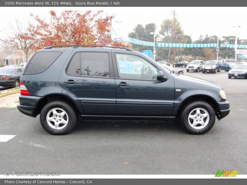 Azure Blue Metallic / Ash 2000 Mercedes-Benz ML 320 4Matic