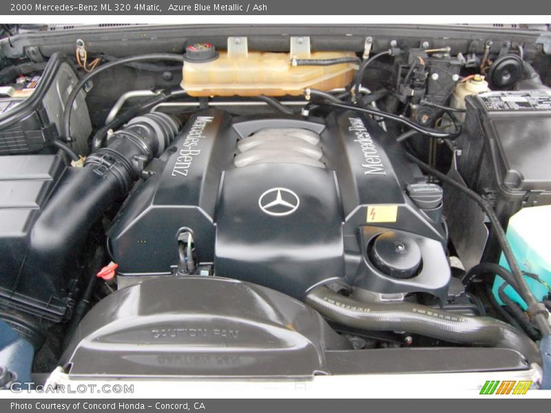 Azure Blue Metallic / Ash 2000 Mercedes-Benz ML 320 4Matic