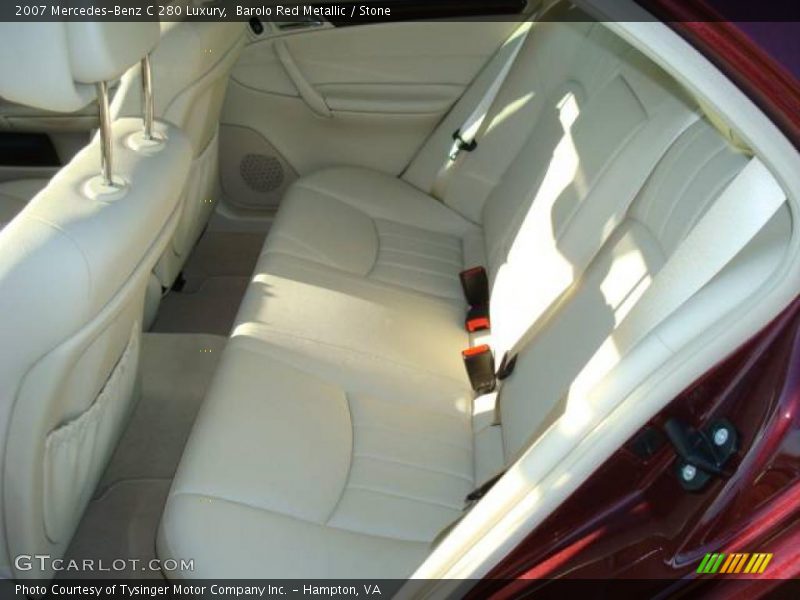 Barolo Red Metallic / Stone 2007 Mercedes-Benz C 280 Luxury