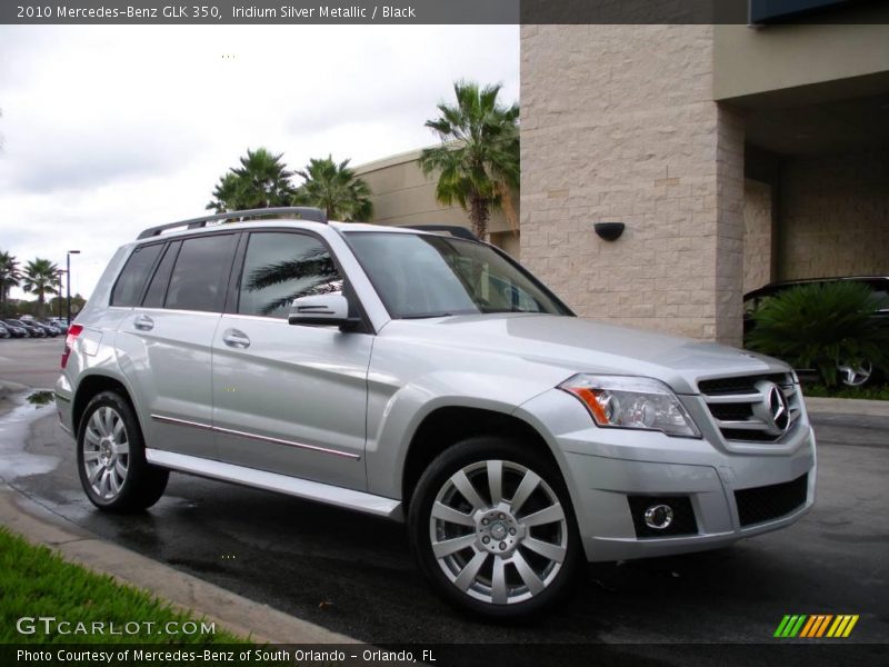 Iridium Silver Metallic / Black 2010 Mercedes-Benz GLK 350