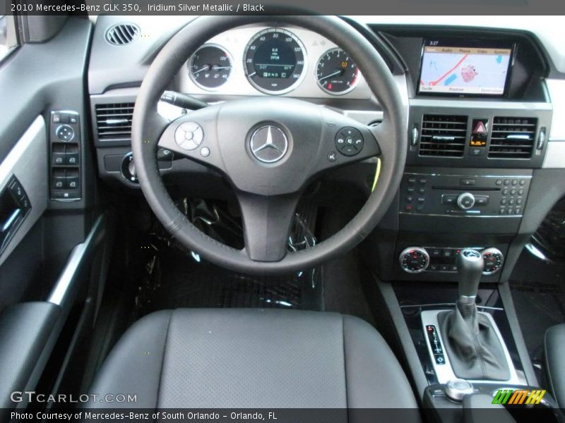 Iridium Silver Metallic / Black 2010 Mercedes-Benz GLK 350