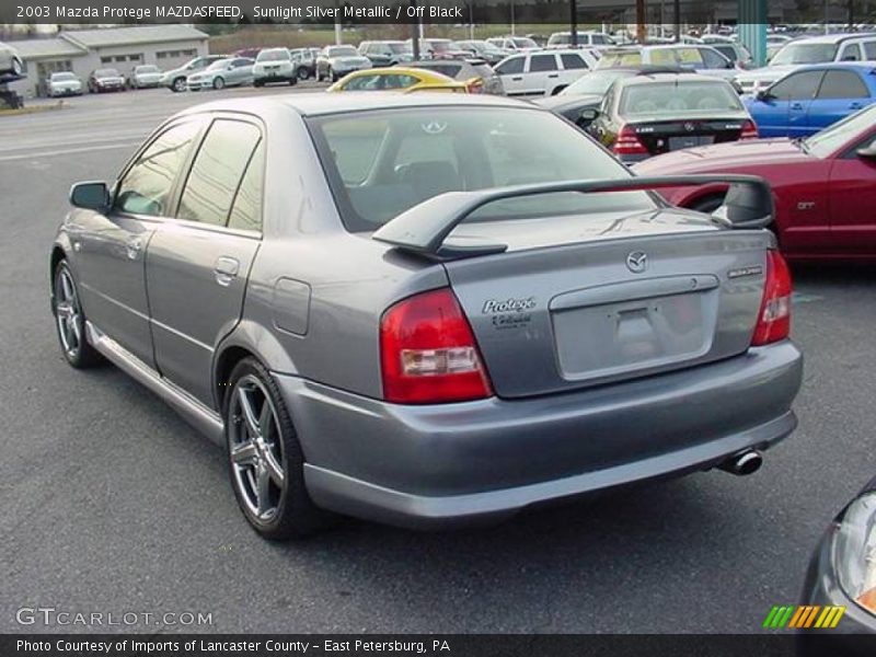 Sunlight Silver Metallic / Off Black 2003 Mazda Protege MAZDASPEED