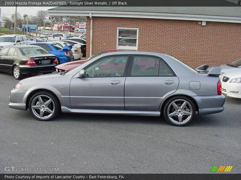 Sunlight Silver Metallic / Off Black 2003 Mazda Protege MAZDASPEED