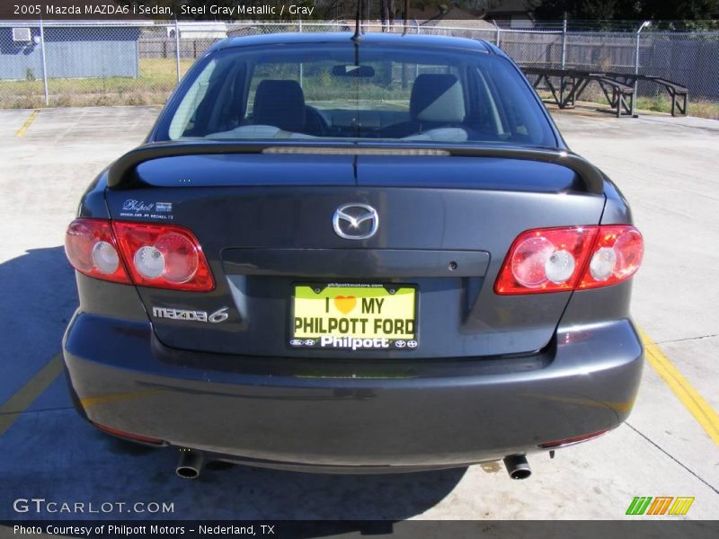 Steel Gray Metallic / Gray 2005 Mazda MAZDA6 i Sedan