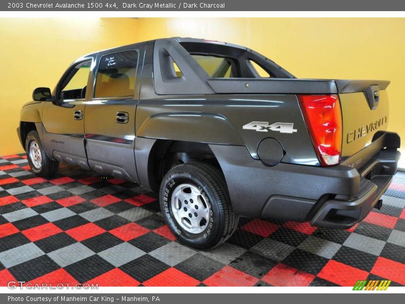 Dark Gray Metallic / Dark Charcoal 2003 Chevrolet Avalanche 1500 4x4