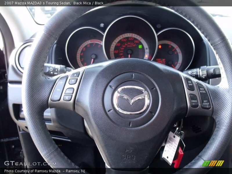 Black Mica / Black 2007 Mazda MAZDA3 s Touring Sedan
