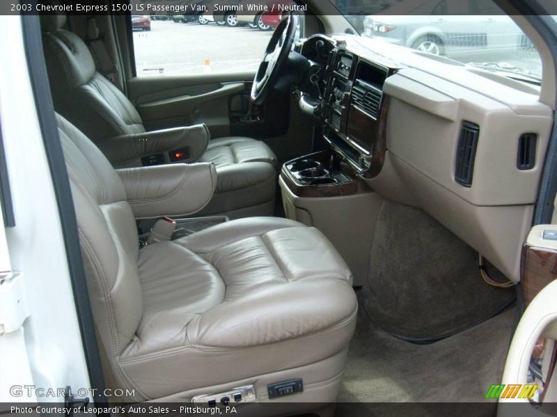 Summit White / Neutral 2003 Chevrolet Express 1500 LS Passenger Van