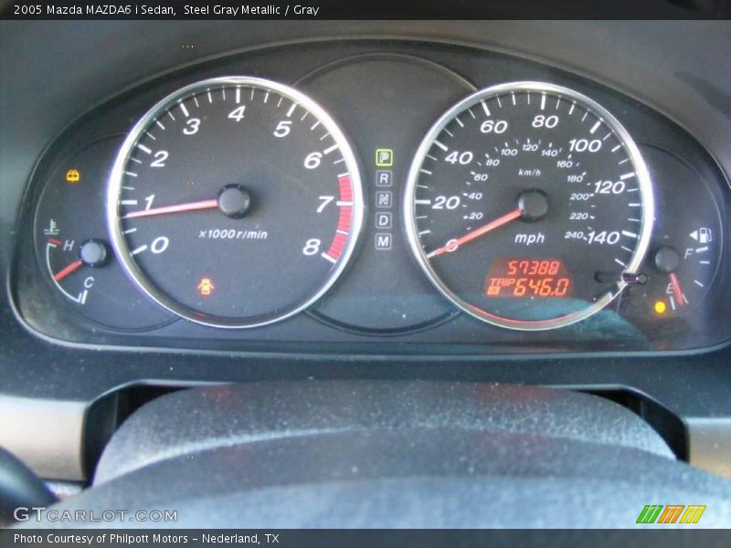 Steel Gray Metallic / Gray 2005 Mazda MAZDA6 i Sedan