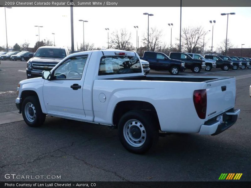 Summit White / Ebony 2009 Chevrolet Colorado Regular Cab