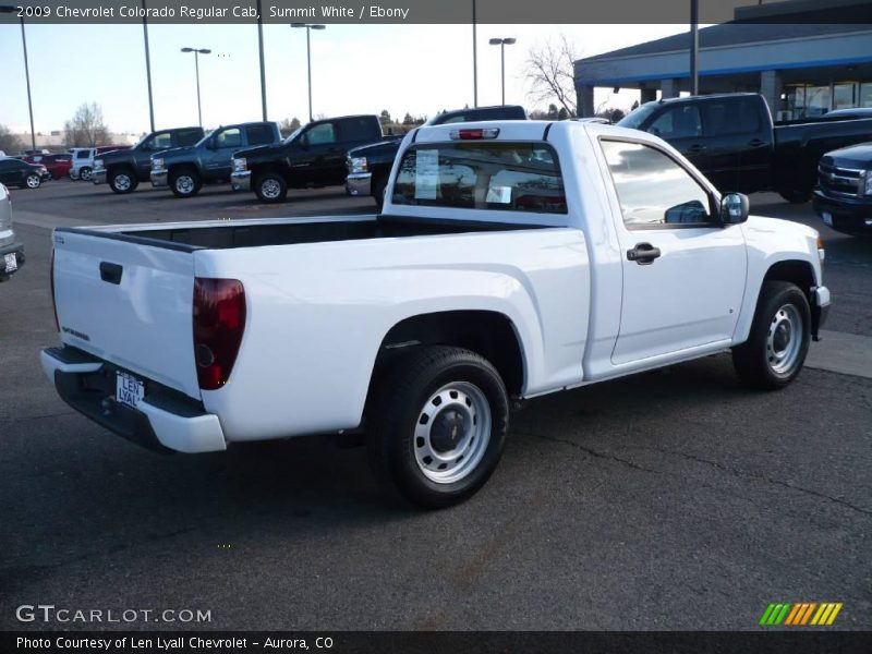 Summit White / Ebony 2009 Chevrolet Colorado Regular Cab