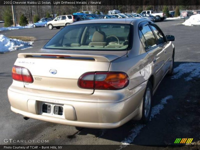 Light Driftwood Metallic / Neutral 2001 Chevrolet Malibu LS Sedan