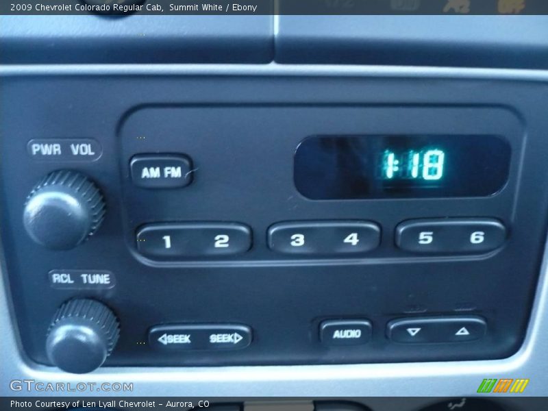 Summit White / Ebony 2009 Chevrolet Colorado Regular Cab