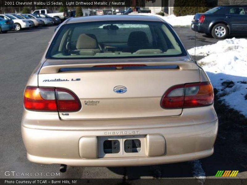 Light Driftwood Metallic / Neutral 2001 Chevrolet Malibu LS Sedan