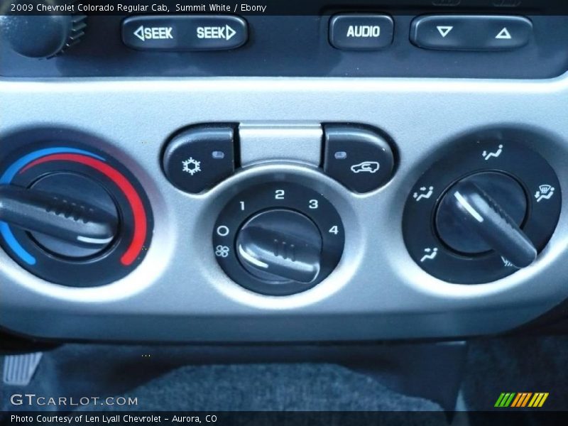 Summit White / Ebony 2009 Chevrolet Colorado Regular Cab