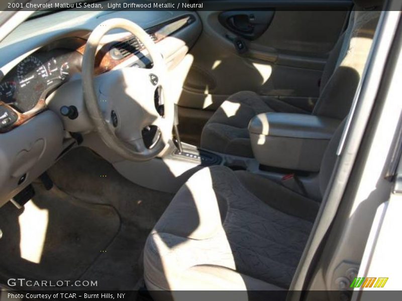 Light Driftwood Metallic / Neutral 2001 Chevrolet Malibu LS Sedan