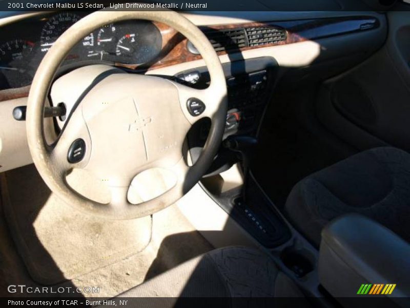 Light Driftwood Metallic / Neutral 2001 Chevrolet Malibu LS Sedan
