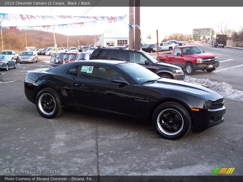 Black / Black 2010 Chevrolet Camaro LS Coupe