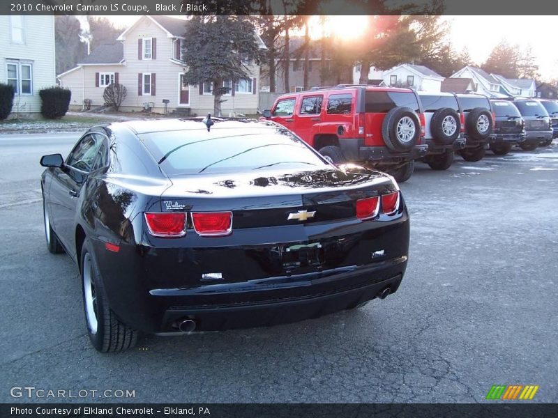 Black / Black 2010 Chevrolet Camaro LS Coupe