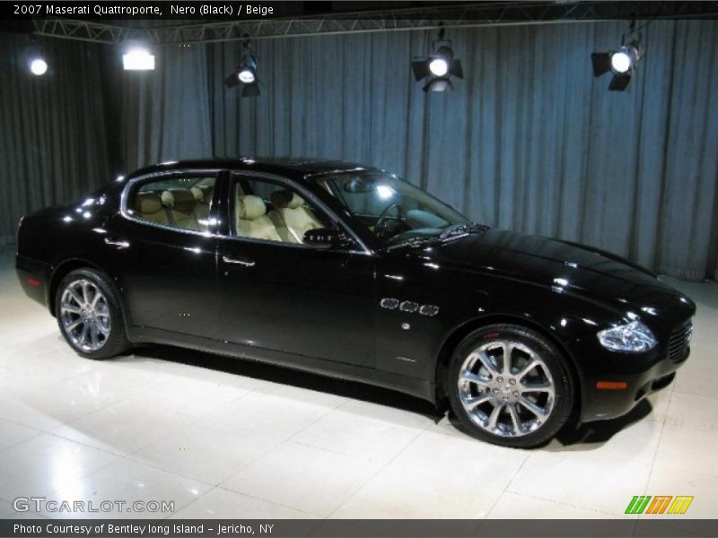 Nero (Black) / Beige 2007 Maserati Quattroporte